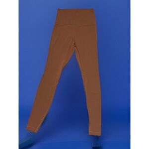 Lululemon Align High Rise Pant Ankle Full Size 4 Roasted Brown Athletic EUC